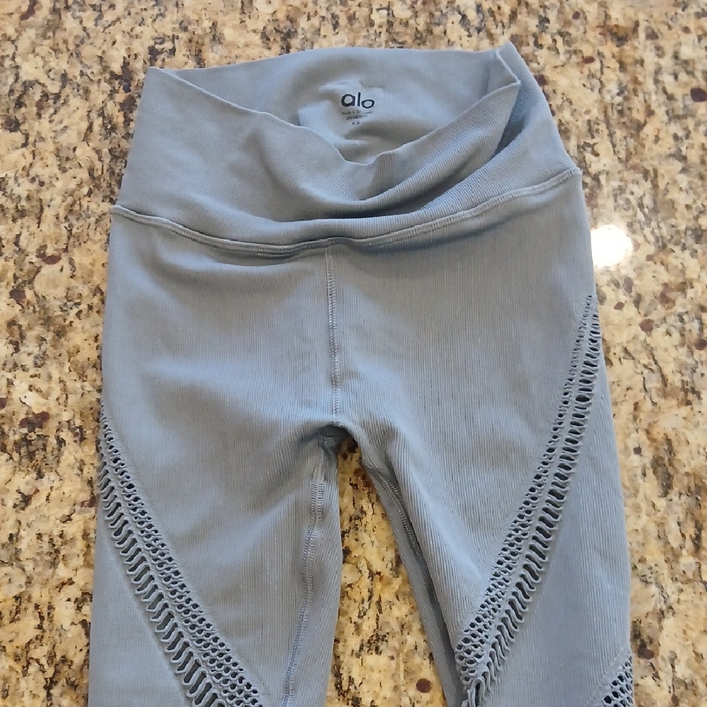 ALO Yoga Cutout Net Leggings Rare